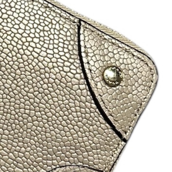 Coach Gold Textured Wallet - Picture 15 of 15